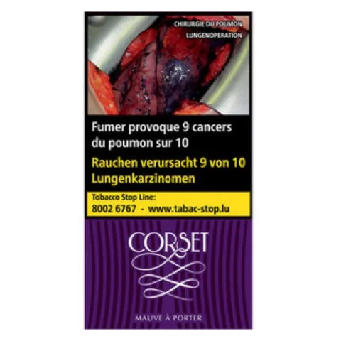 Cartouche de cigarettes Corset Mauve