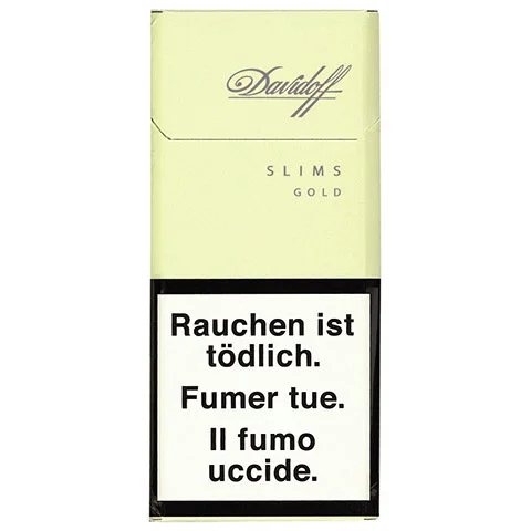 Cartouche de cigarettes Davidoff Gold Slims