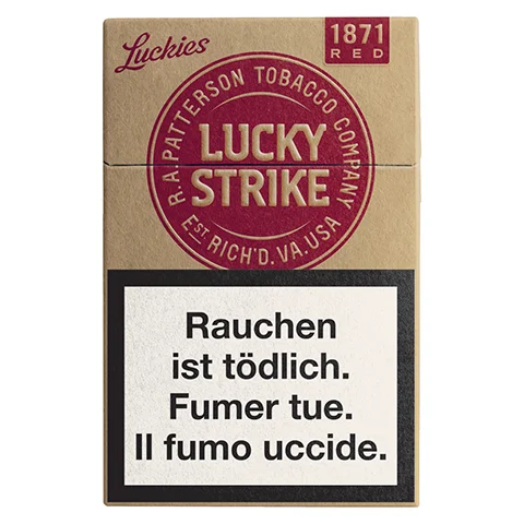 Cartouche de cigarettes Lucky Strike sans additifs